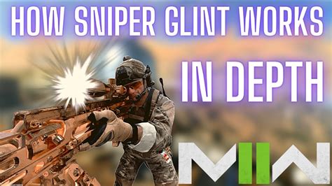 why do sniper scopes glint.